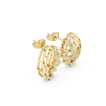 Ethereal Luminary Round Brilliant Pavé-Set Stud Earrings