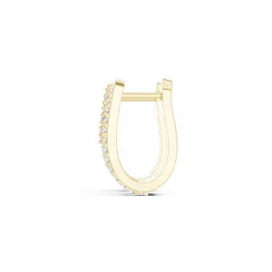 Symmetry Architectural Pavé-Set Round Brilliant Hoop Earrings - Image 4