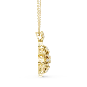 Luminary Geometric Round Brilliant Starburst Pendant - Image 4
