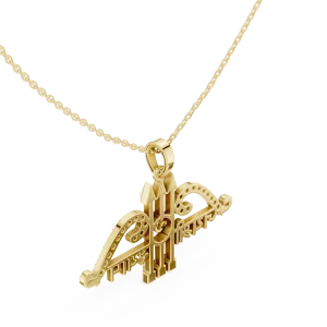 Ethereal Pavé-Set Archer Om Religious Pendant - Image 3