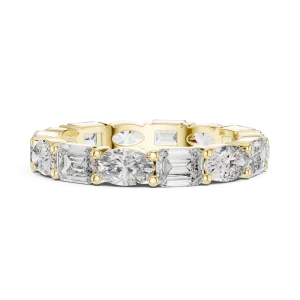 Symmetry Emerald and Oval Alternating Band - Image 4