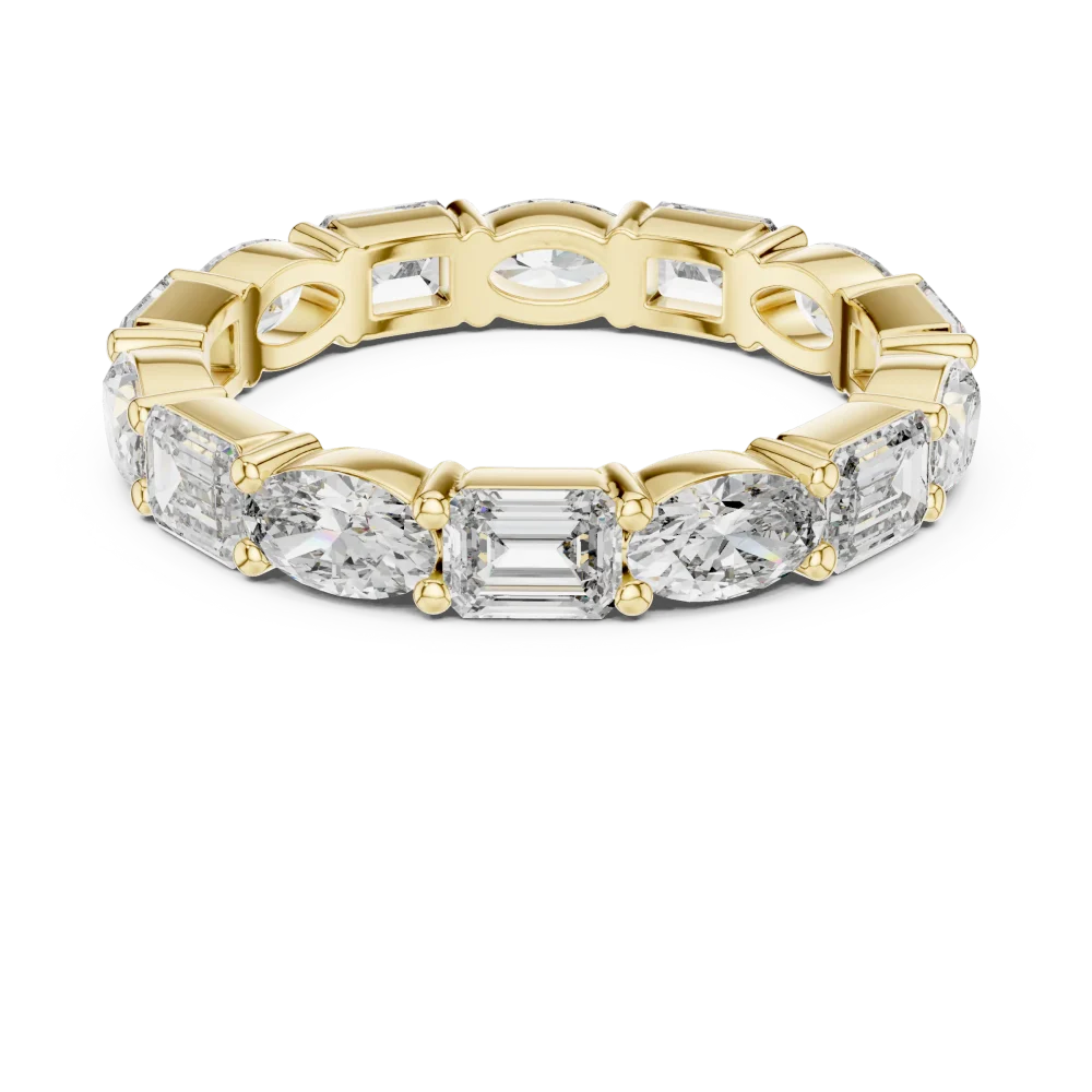 Symmetry Emerald and Oval Alternating Band - Image 2