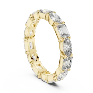 Symmetry Emerald and Oval Alternating Band - Image 3
