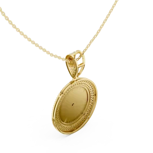 Luminary Radiant Medallion Pavé-Set Diamond Pendant - Image 3