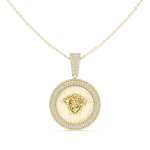 Luminary Radiant Medallion Pavé-Set Diamond Pendant
