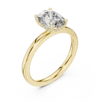 Luminary Radiant Cut Hidden Halo Solitaire Ring