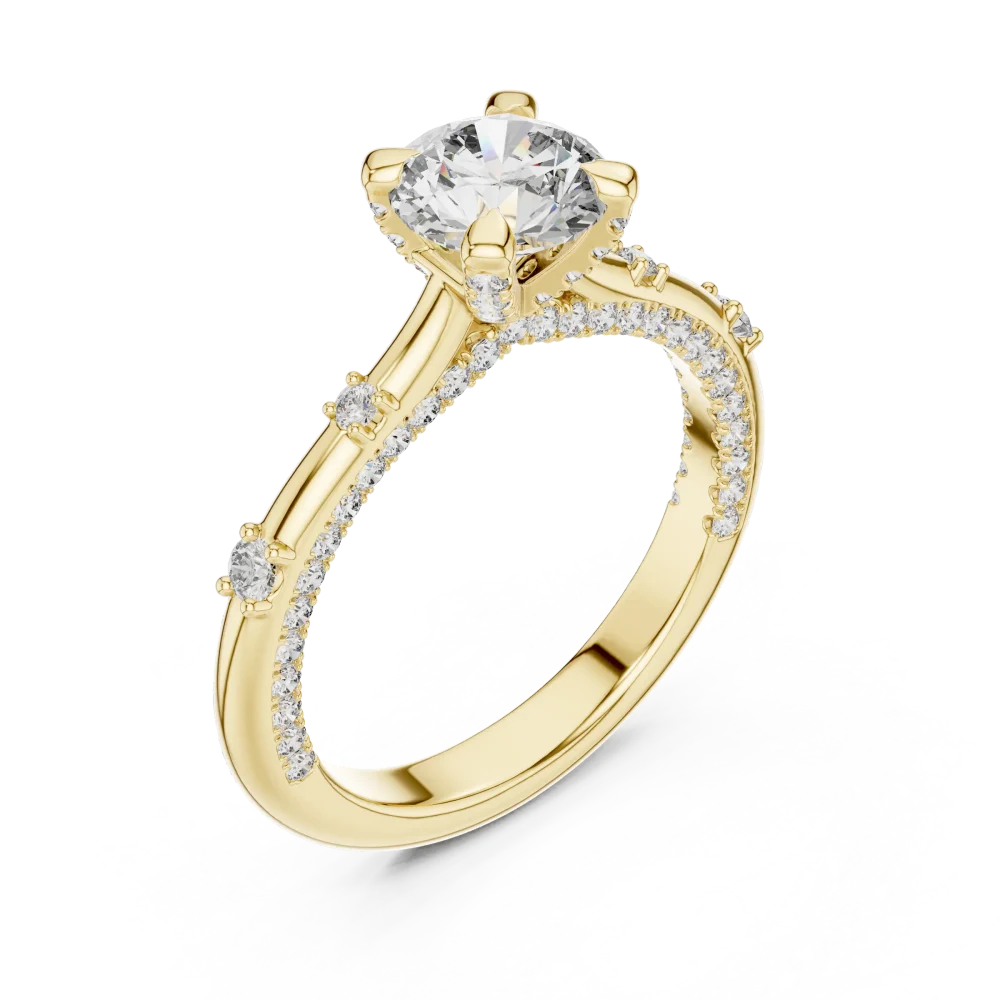 Discover the radiant beauty of our Round Solitaire Engagement Ring. Expertly crafted for brilliance, this modern classic is a symbol of true love. Shop now.