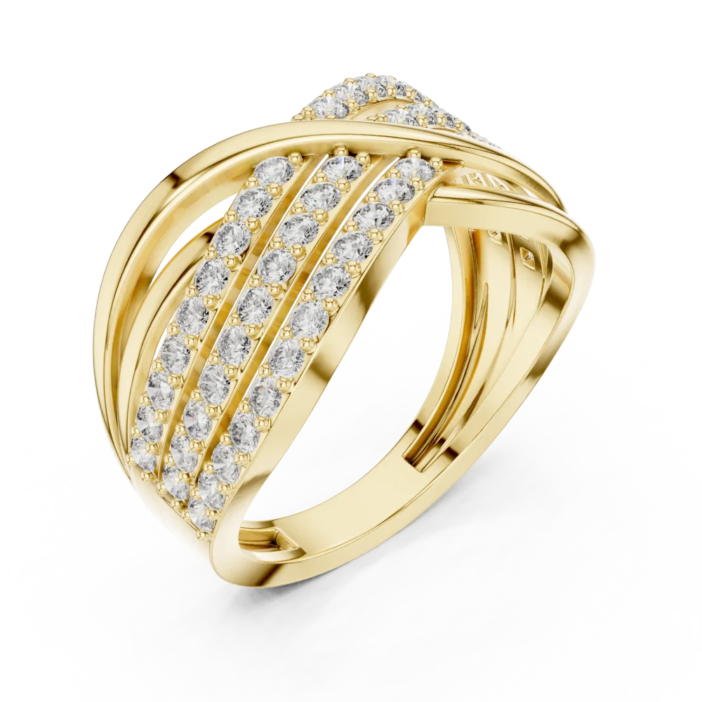 Discover the Infinite Silhouette band, featuring radiant pavé-set DIAMEUR lab-grown diamonds. A modern classic design for elevated everyday luxury.