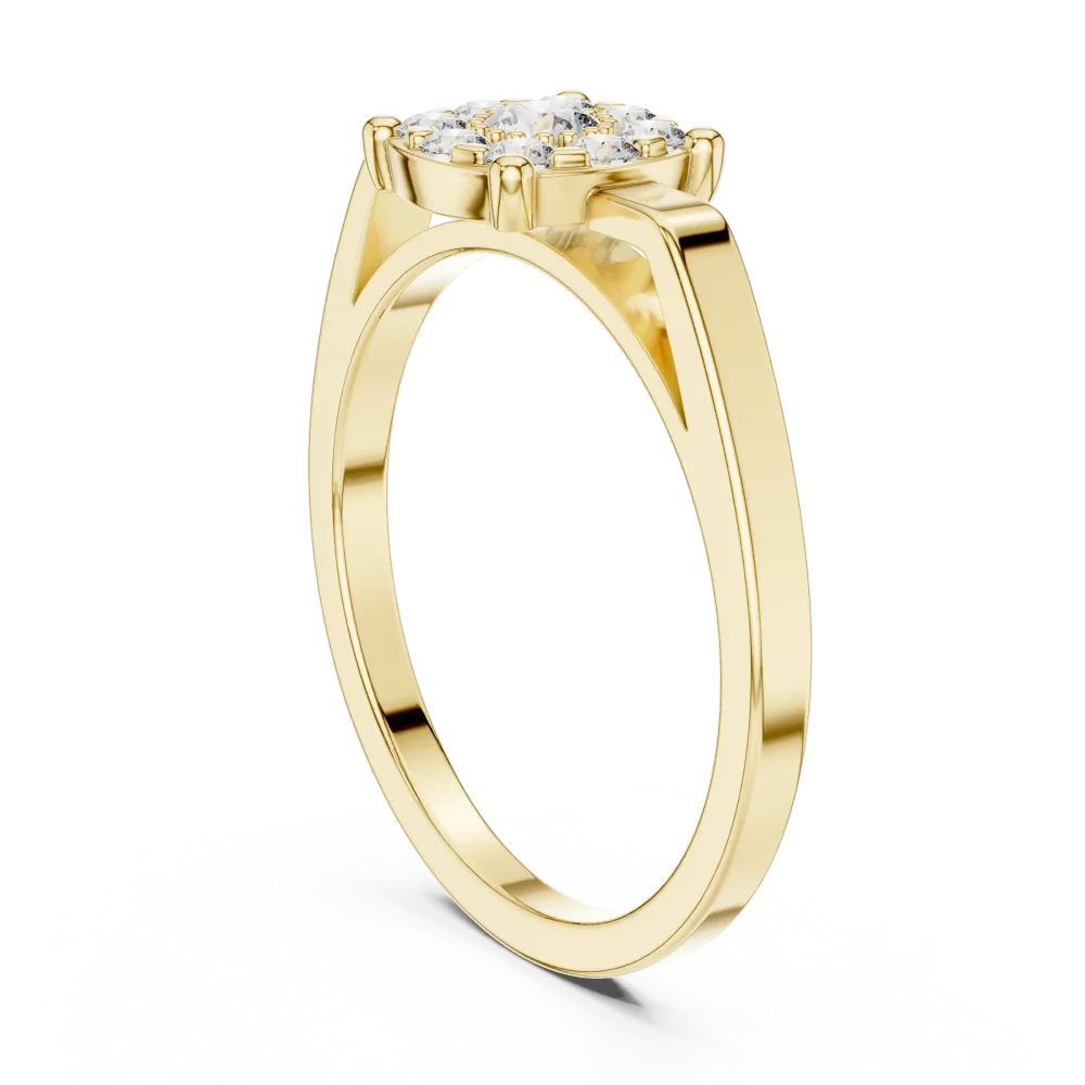 Luminary Round Brilliant Cluster Statement Ring - Image 3