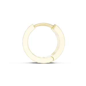Symmetry Round Brilliant Channel-Set Hoop Earrings - Image 4