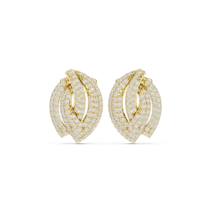 Ethereal Luminary Pavé-Set Round Brilliant Stud Earrings - Image 2