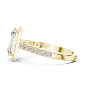 Radiant Luminary Halo Solitaire Ring - Image 4