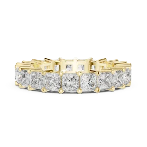 Infinite Princess Cut Geometric Eternity Band - Image 4