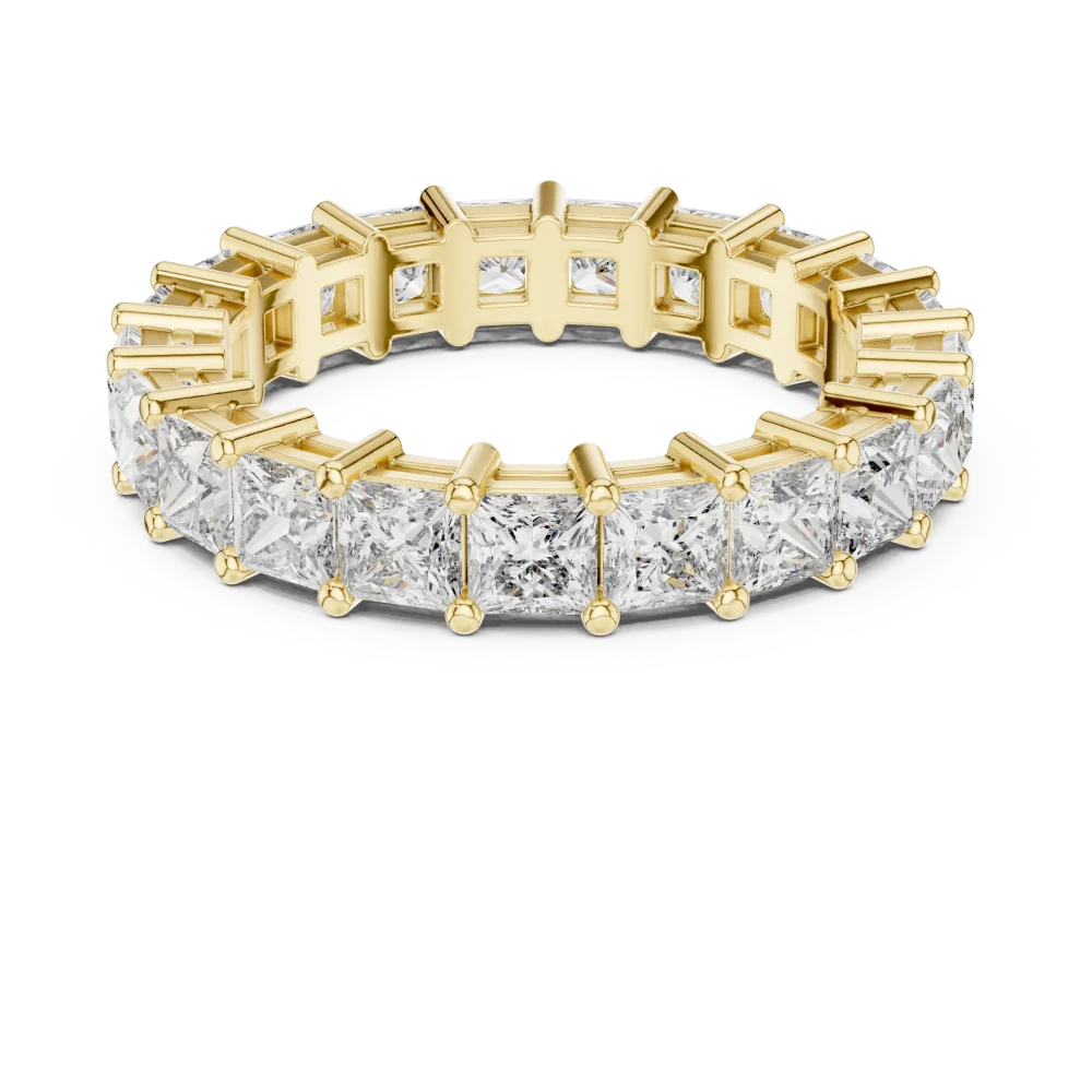 Infinite Princess Cut Geometric Eternity Band - Image 2