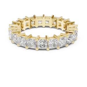 Infinite Princess Cut Geometric Eternity Band - Image 2