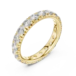 Infinite Radiance Round Brilliant Pavé-Set Eternity Band