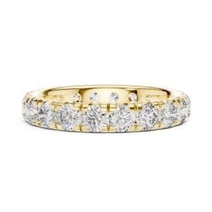 Infinite Radiance Round Brilliant Pavé-Set Eternity Band - Image 4