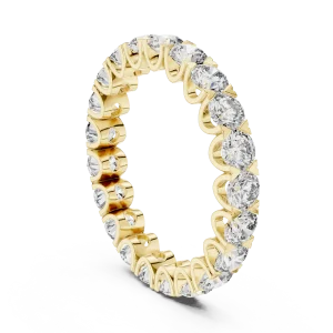 Infinite Round Brilliant Pavé-Set Eternity Band - Image 3