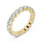 Infinite Round Brilliant Pavé-Set Eternity Band