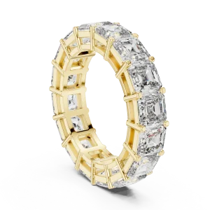 Symmetry Emerald Cut Architectural Eternity Band - Image 3