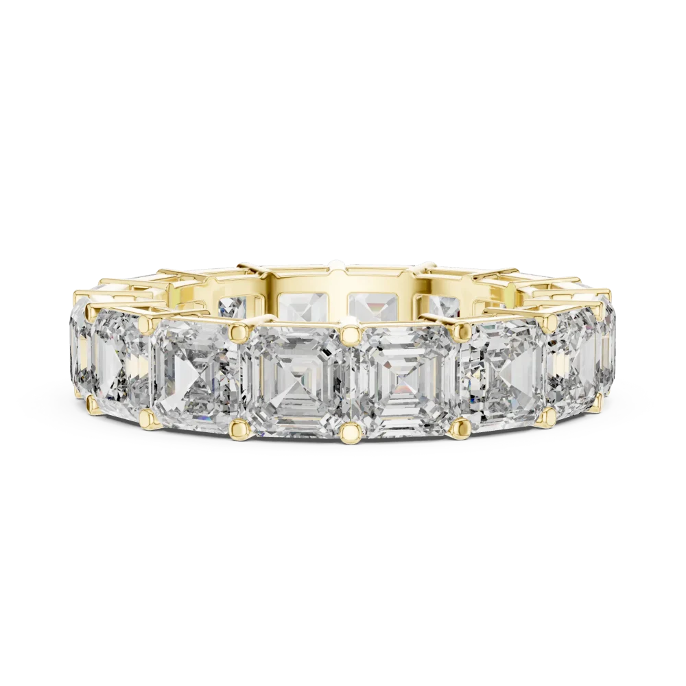 Symmetry Emerald Cut Architectural Eternity Band - Image 4