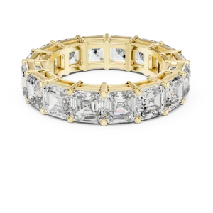 Symmetry Emerald Cut Architectural Eternity Band - Image 2