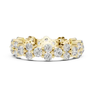 Luminary Round Brilliant Pavé-Set Eternity Band - Image 4