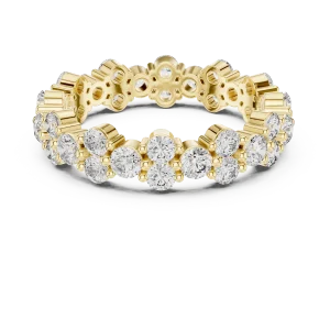 Luminary Round Brilliant Pavé-Set Eternity Band - Image 2