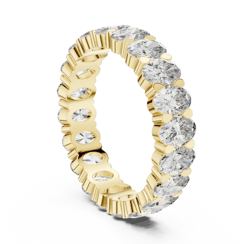 Ethereal Oval Cut Infinite Eternity Band - Image 3