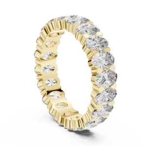 Ethereal Oval Cut Infinite Eternity Band - Image 3