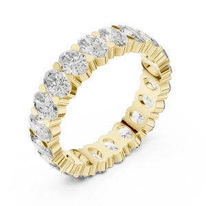 Ethereal Oval Cut Infinite Eternity Band