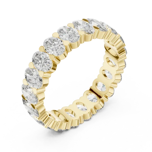 Ethereal Oval Cut Infinite Eternity Band