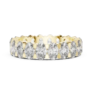 Ethereal Oval Cut Infinite Eternity Band - Image 4
