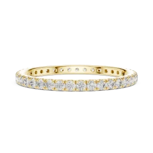 Infinite Luminary Round Brilliant Pavé-Set Eternity Band - Image 4
