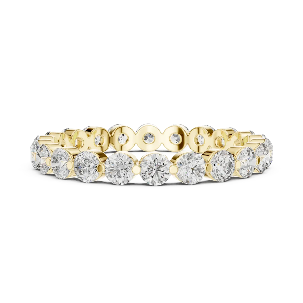 Ethereal Round Brilliant Eternity Band - Image 4