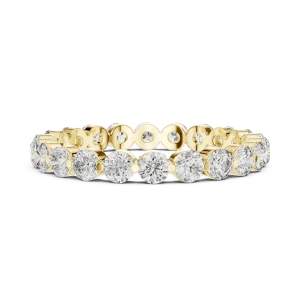 Ethereal Round Brilliant Eternity Band - Image 4