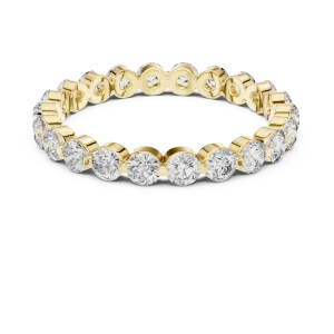 Ethereal Round Brilliant Eternity Band - Image 2