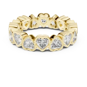 Infinite Heart Radiant Cut Eternity Band - Image 2