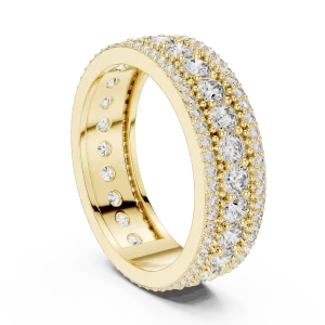 Infinite Radiance Pavé-Set Round Diamond Eternity Band - Image 3