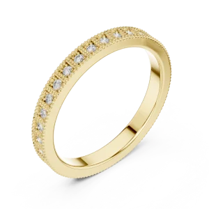 Luminary Round Pavé-Set Eternity Band