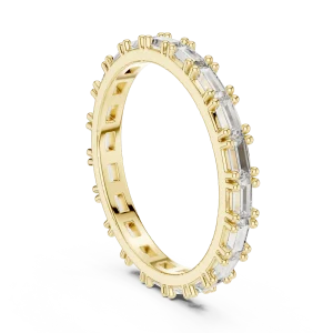 Infinite Symmetry Baguette Cut Architectural Eternity Band - Image 3