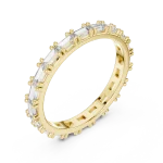 Infinite Symmetry Baguette Cut Architectural Eternity Band