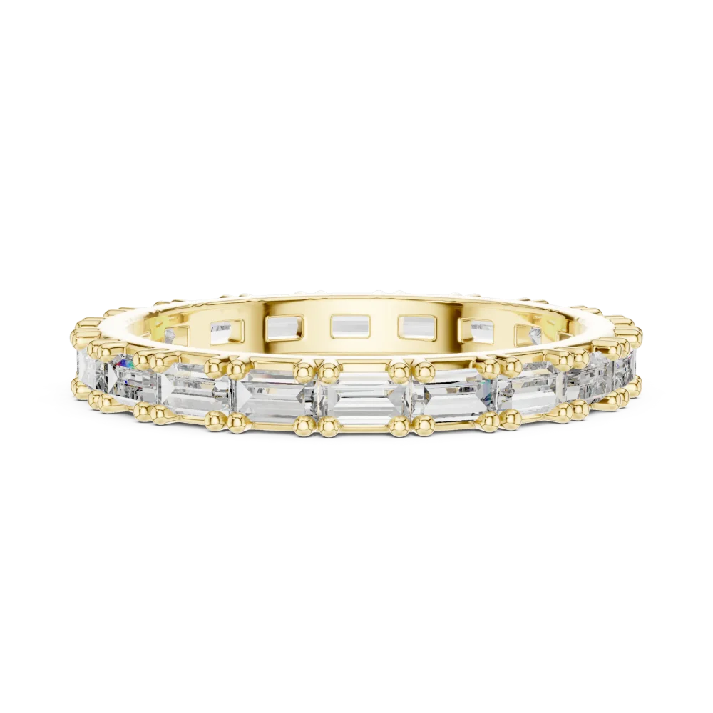 Infinite Symmetry Baguette Cut Architectural Eternity Band - Image 4
