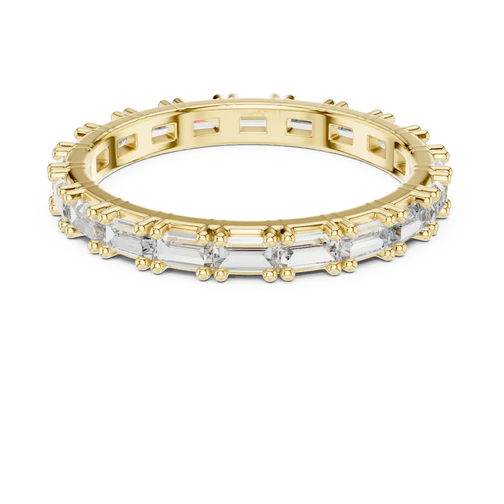 Infinite Symmetry Baguette Cut Architectural Eternity Band - Image 2