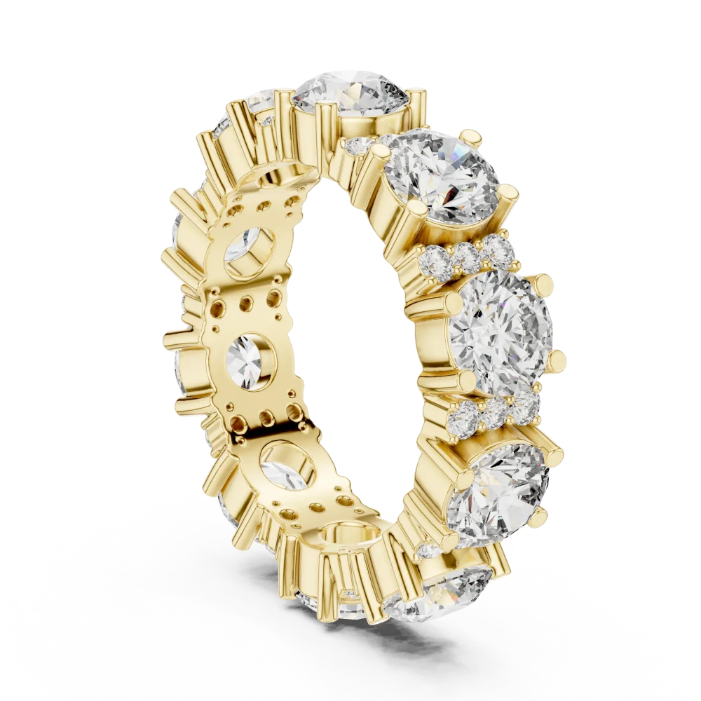 Infinite Luminary Round Brilliant Eternity Band - Image 3