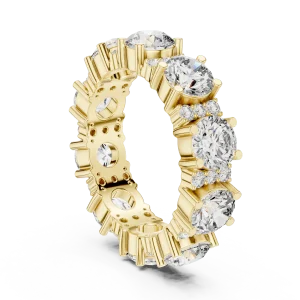 Infinite Luminary Round Brilliant Eternity Band - Image 3