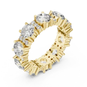 Infinite Luminary Round Brilliant Eternity Band
