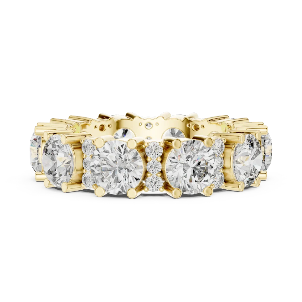 Infinite Luminary Round Brilliant Eternity Band - Image 4
