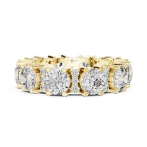 Infinite Luminary Round Brilliant Eternity Band - Image 4
