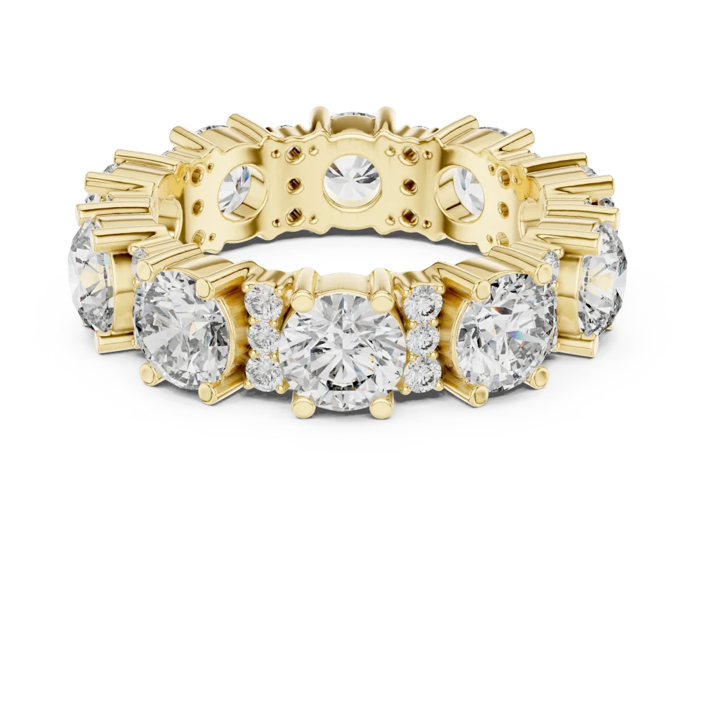 Infinite Luminary Round Brilliant Eternity Band - Image 2